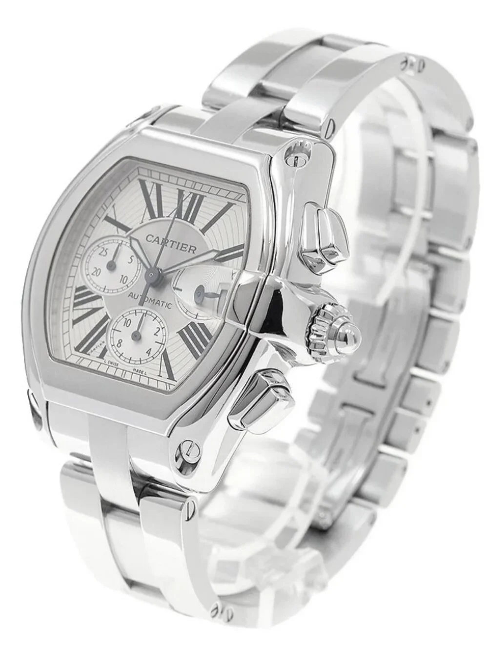 CARTIER Roadster XL W62019X6 Chronograph Automatic Men's Watch_959666